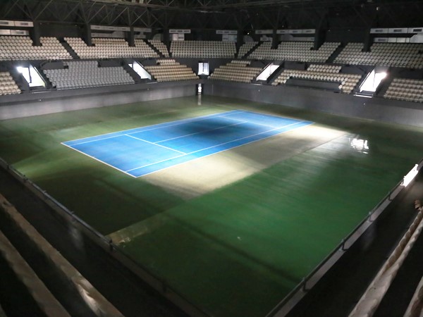 Tennis Indoor Senayan berlokasi di Komplek Gelora Bung Karno